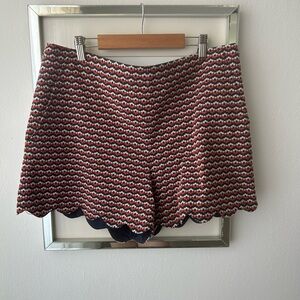 Trina Turk Scalloped Shorts